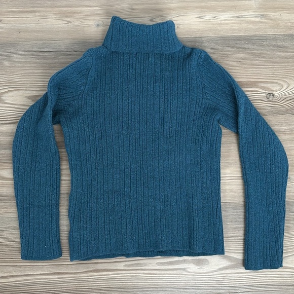 Girls Merino Wool Turtleneck - Picture 2 of 4